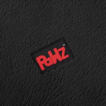 Black PaWz Faux Fur Folding Dog Bed